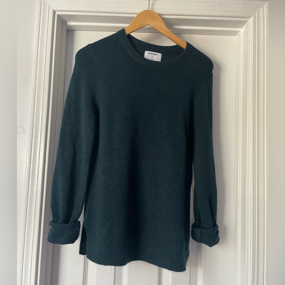 Old Navy Teal Crewneck Sweater